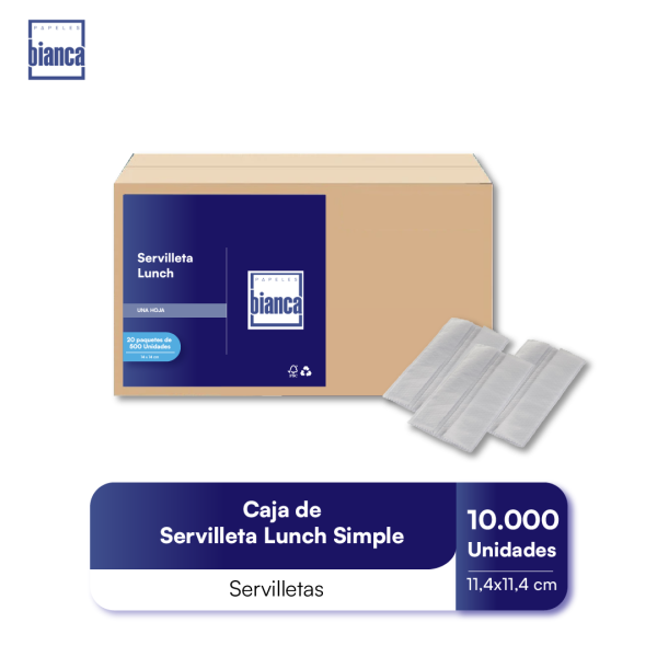 SERVILLETA LUNCH  H/SIMPLE 20x500
